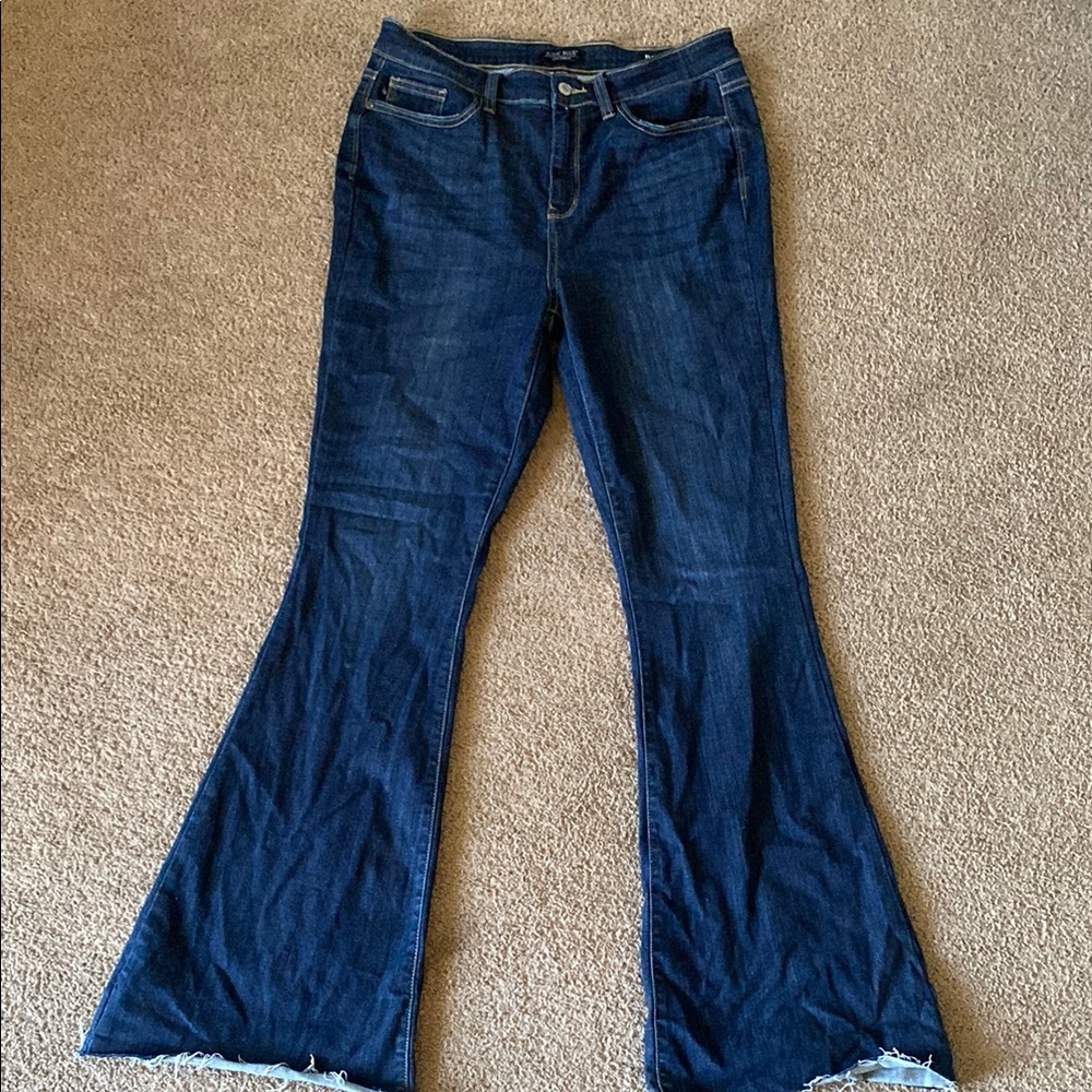 Women's Blue Flared Jeans